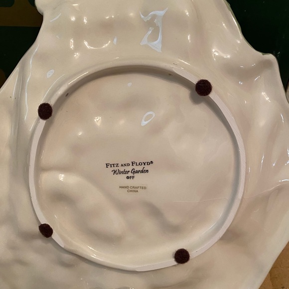 FITZ & Floyd Winter Canapé Plate